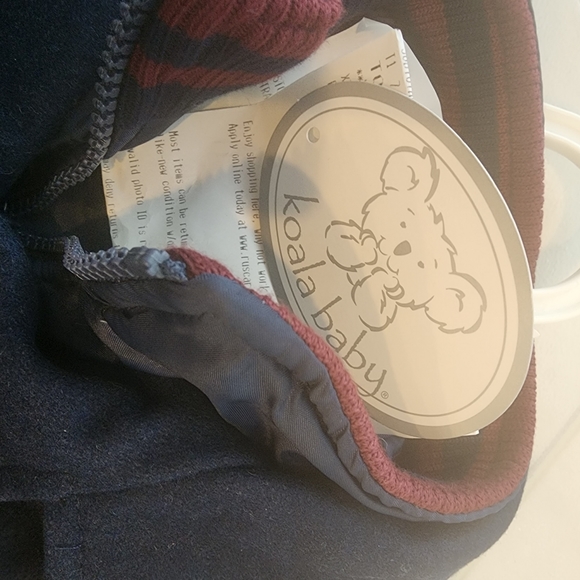 KOALA,wool boys size 9 month navy blue zip up and button up ( 2 layer)pea coat. - Picture 9 of 16